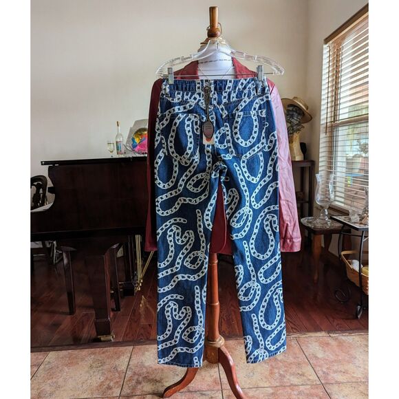 NWT Spoon Jeans distressed straight leg jeans Sz 5 - Picture 6 of 11